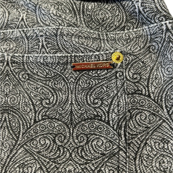 Michael Kors grey paisley pull-up stretch jeggings - Picture 7 of 10